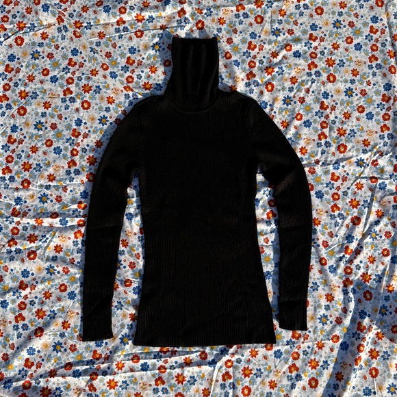 Ribbed Turtleneck Sweater - Picture 1 of 4